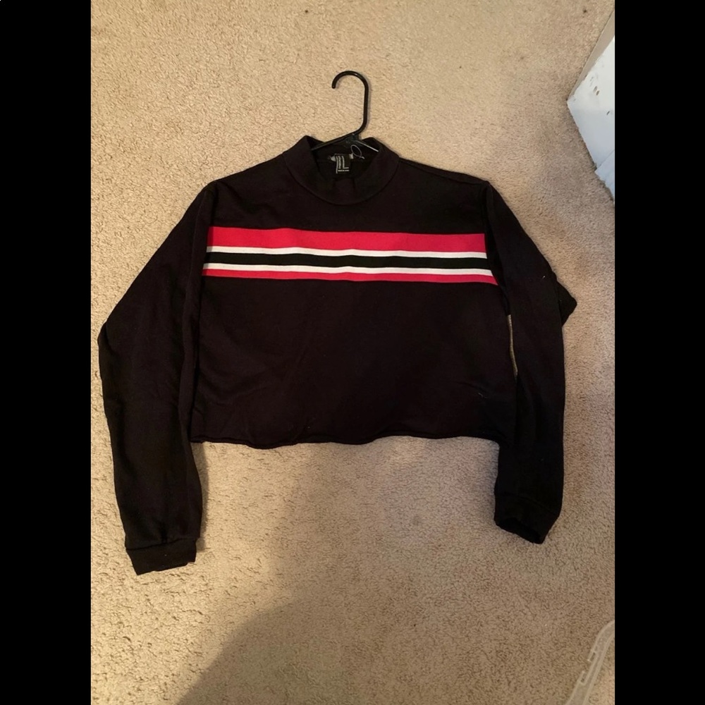 Black stripped sweater